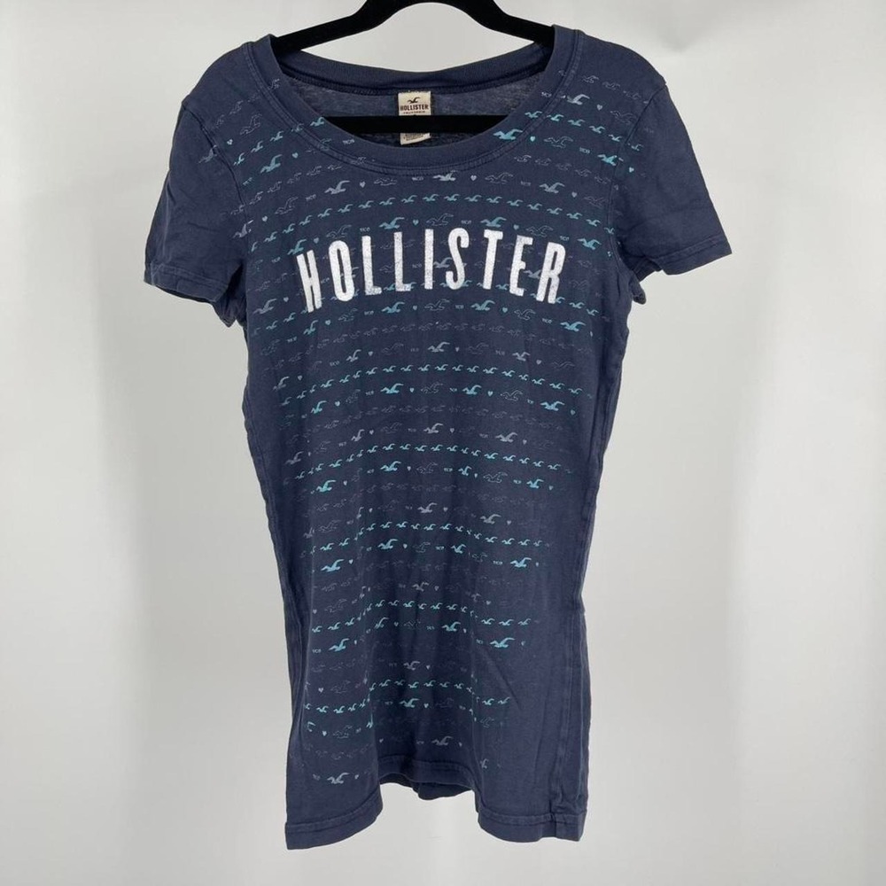 Y2K Hollister Tee Shirt Top Small Women's Preppy 2010s Cotton Summer Rare Casual